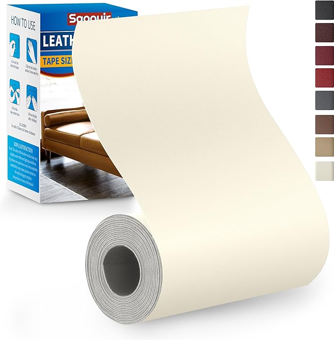 Leather Repair Patch Tape Kit, Vinyl Leather Repair Kit