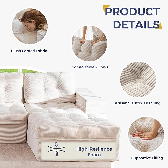 MAXYOYO Modular Sectional Sofa