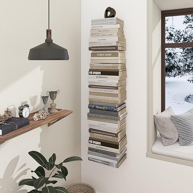 Mefirt Invisible Floating Bookshelves