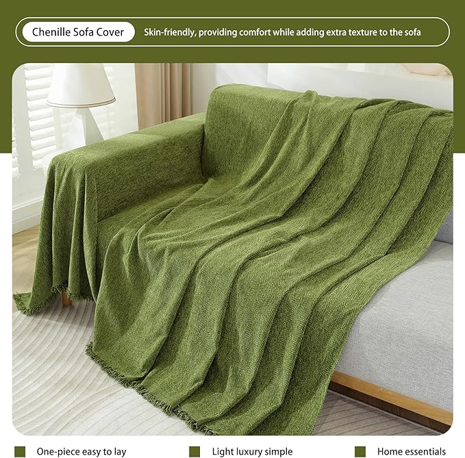 DREAMINGO Sofa Covers Herringbone Jacquard Modern Minimalism Couch Cover Wear