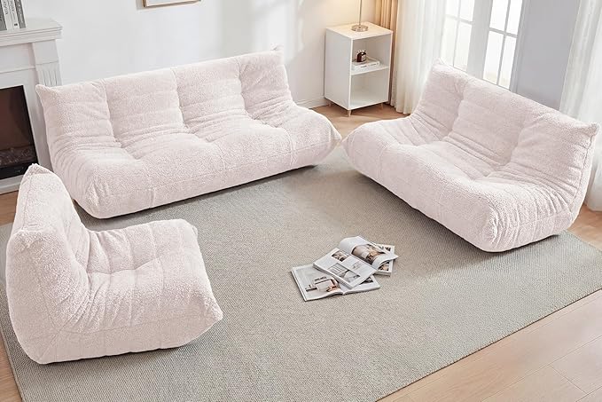 Bean Bag 3-Seater Chair Big Sofa Beanbag Chair