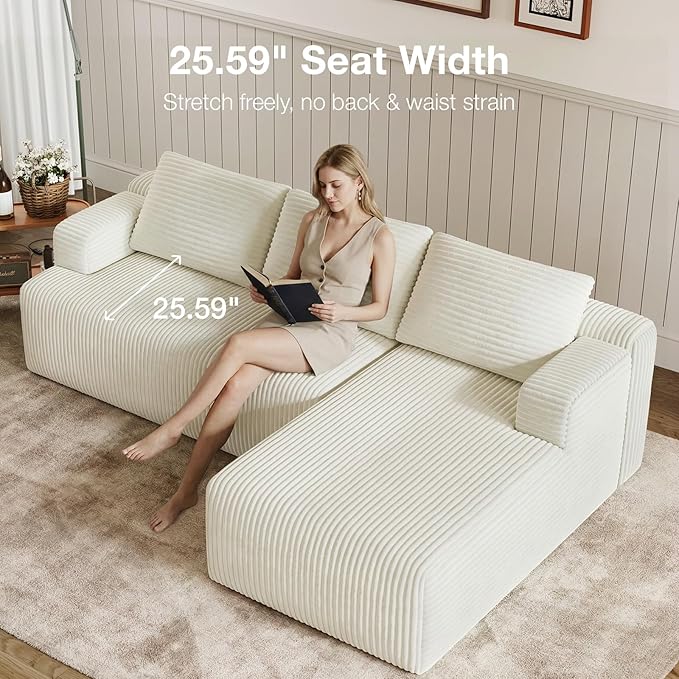 Novilla L-Shape Sectional Couches