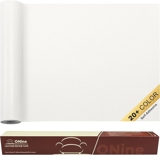 ONine Leather Repair Patch，Self-Adhesive Couch Patch，Multicolor Available