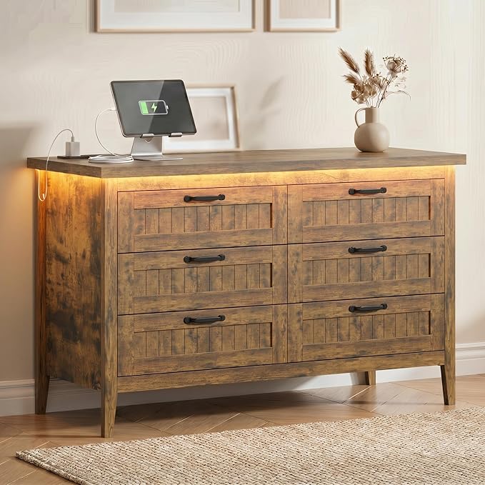 GarveeLife 6 Drawer Dresser