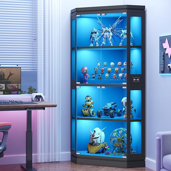 Jocoevol Corner Display Cabinet