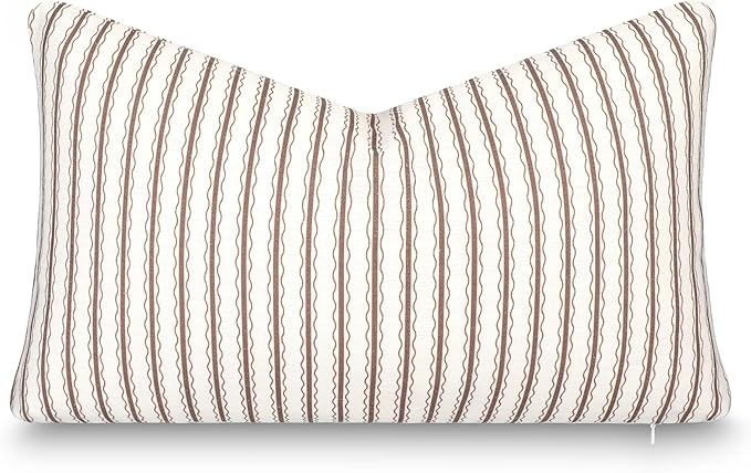 Crumbs Home Modern Farmhouse California Casual Indoor Outdoor Lumbar Pillow