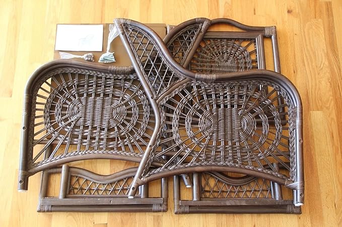 Malibu Lounge Living Accent Armchair Natural Rattan Wicker Handmade Design