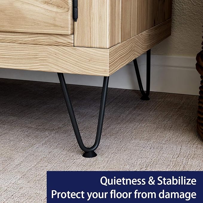 SMARTSTANDARD 6 Inch Heavy Duty Hairpin Furniture Legs, Metal Home DIY Projects