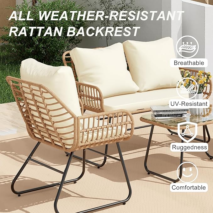 LEX CRAFT 4-Piece Outdoor Patio Furniture Set