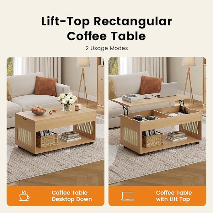 Sikaic Lift Top Coffee Table