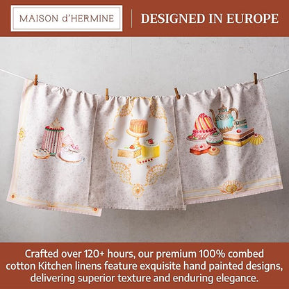Maison d' Hermine Dishcloths 100% Combed Cotton Premium Easter Multi-Purpose