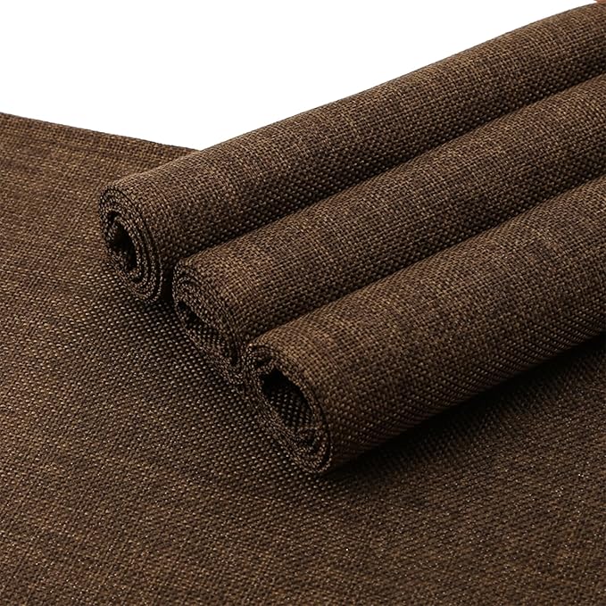 BALCONY & FALCON Faux Linen Placemats Set of 4 Washable Place Mats Heat
