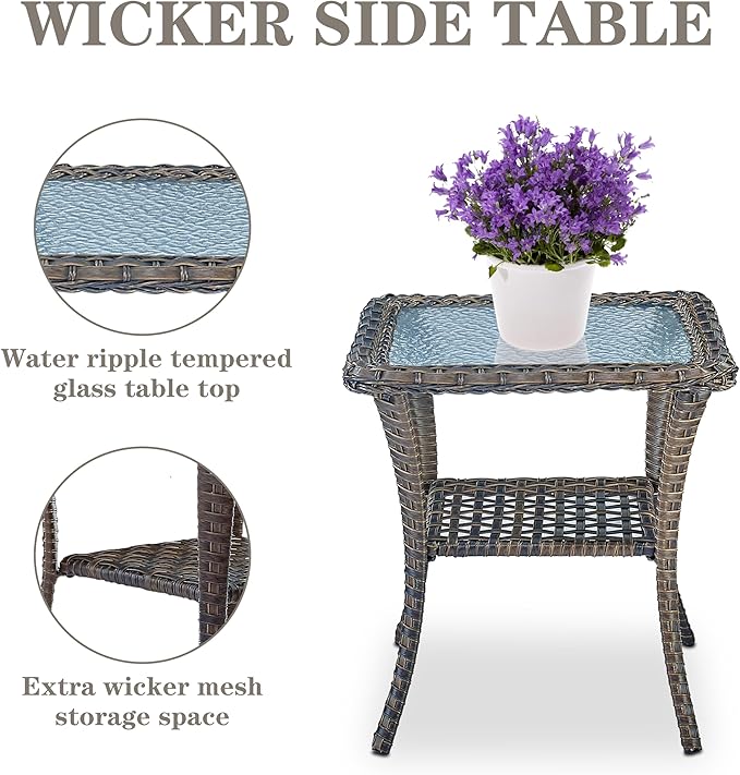 Belord Small Conversation Sets Patio Funiture