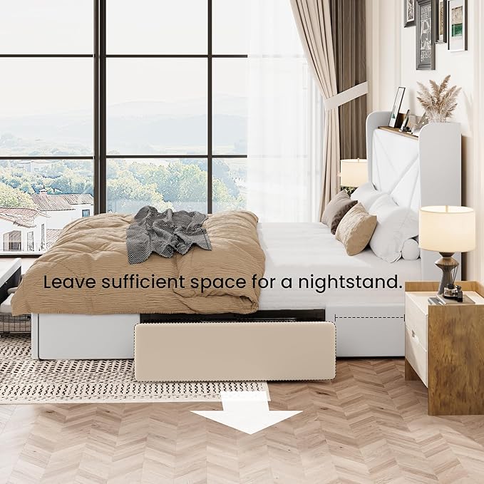 SHA CERLIN Queen Bed Frame