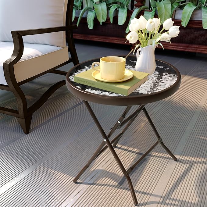 2 Pieces Outdoor Side Table