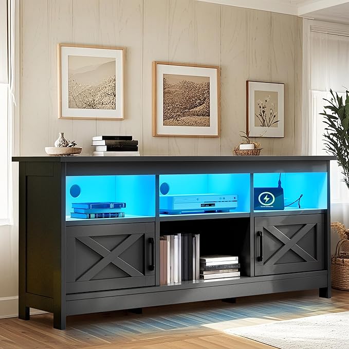 YITAHOME TV Stand for 65 Inch TVs, Entertainment Center