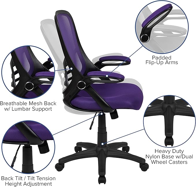 Flash Furniture Porter High-Back Swivel Office Chair