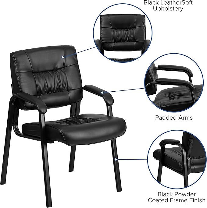 Flash Furniture Haeger LeatherSoft Tufted Executive Reception Chair