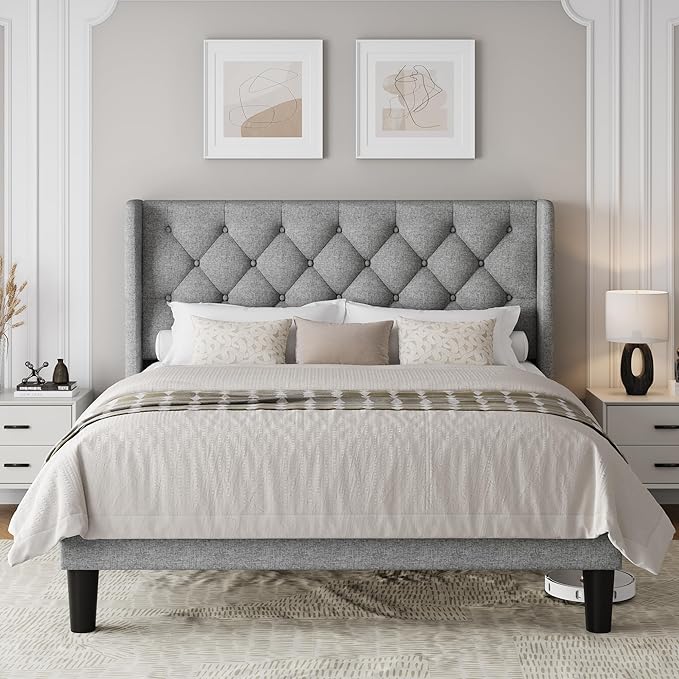 Einhomn Queen Size Platform Bed Frame