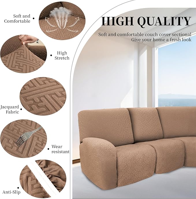 100% Waterproof Sectional Recliner Couch Covers
