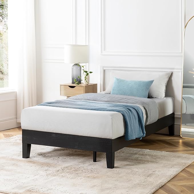 Mellow Naturalista Grand 12 Inch Solid Wood Platform Bed