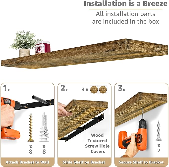 Sorbus Floating Shelves for Wall