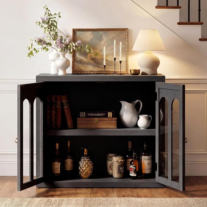 Fatmok Sideboard Buffet Cabinet Set of 4