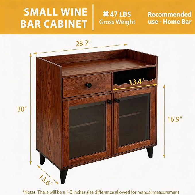 COCO DESIGN Small Wine Cabinet