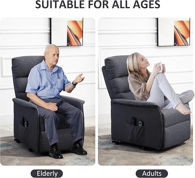 HOMCOM Power Lift Recliner Chair