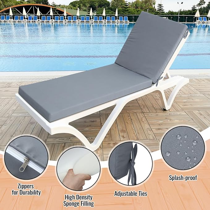 Patelai 2 Set Outdoor Chaise Lounge Cushions