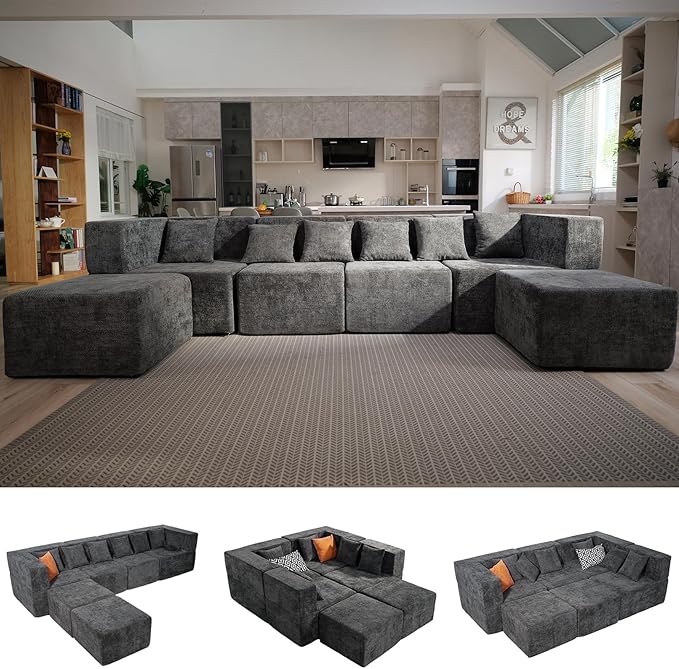 MONVANE Modular Sectional Cloud Couch