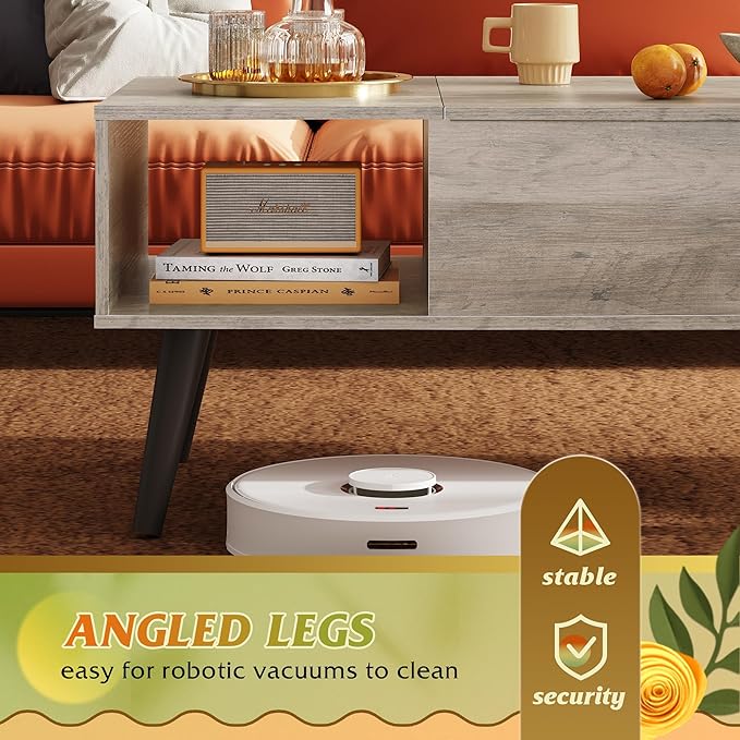 WLIVE Coffee Table for Living Room, Lift Top Coffee Table