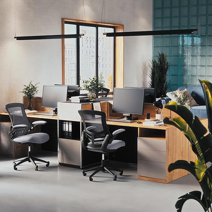 Flash Furniture Kelista Office Chair, Dark Gray Mesh