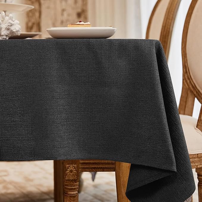 BALCONY & FALCON Small Square Tablecloth Washable Wrinkle Resistant and Water
