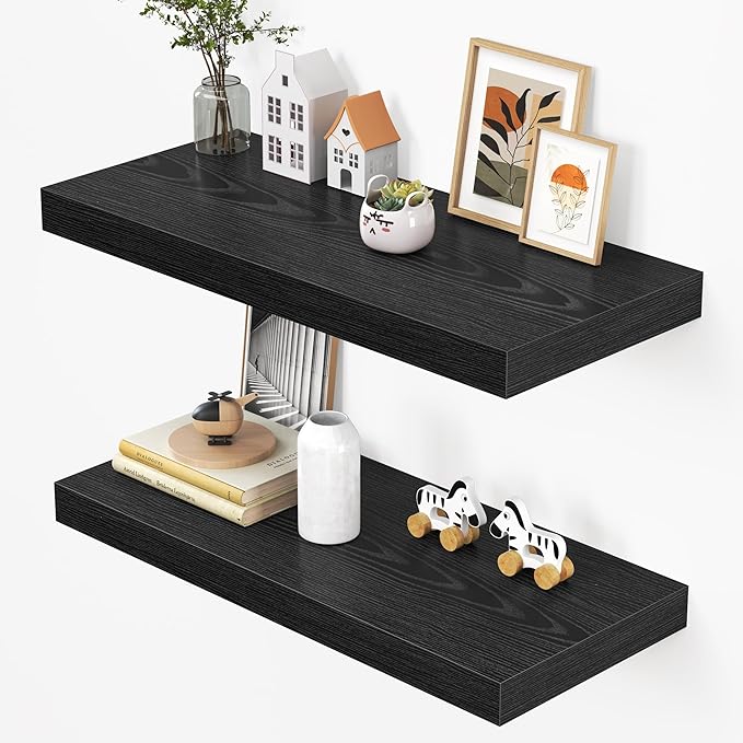 Dreamland 32" Floating Shelves for Wall, Wall-Mounted Shelves for Bedroom