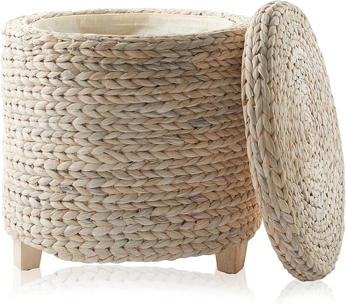 Casafield 17" Round Storage Ottoman