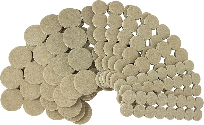 Smart Surface 8850 Heavy Duty Self Adhesive Furniture Felt Pads 3/4-Inch