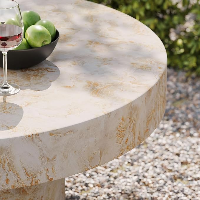Modway Alora Round Concrete Coffee Table