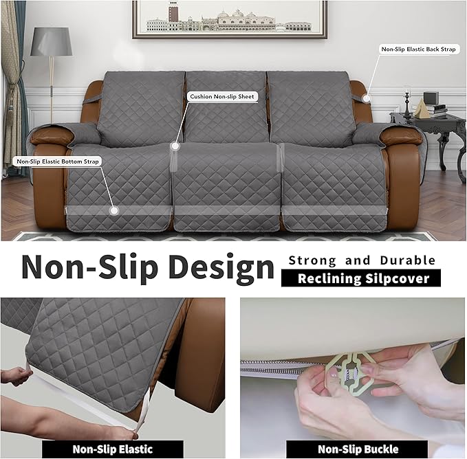 Easy-Going Recliner Sofa Cover, Reversible Couch Cover