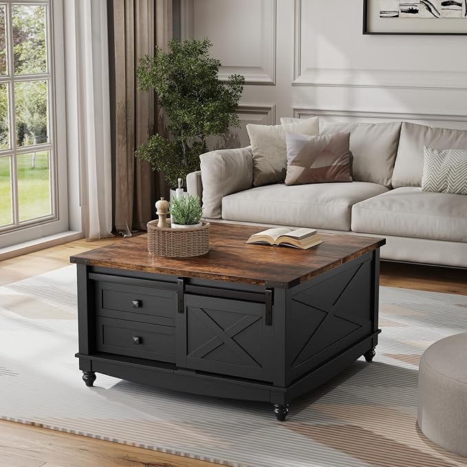ALLSTAND 31.5" Lift Top Coffee Table
