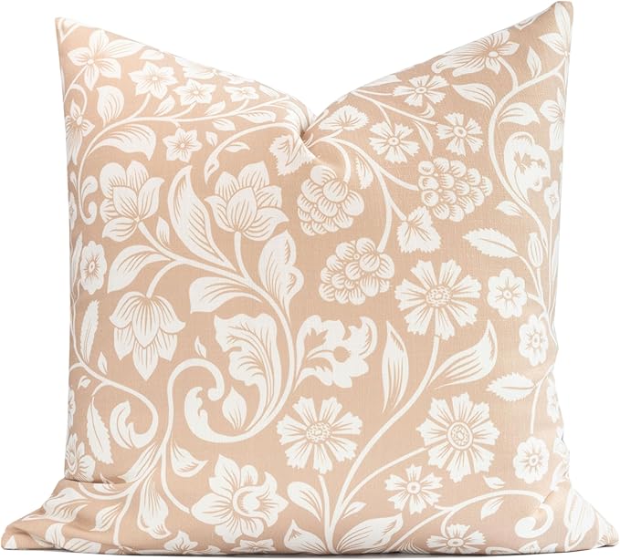 Crumbs Home Modern Farmhouse Fall Linen Indoor Outdoor Throw Pillow Cover Only