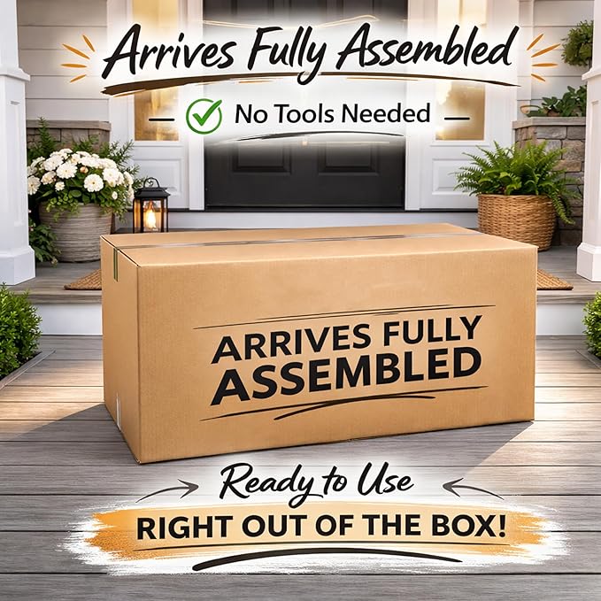 Fully Assembled, Solid Wood Storage Chest