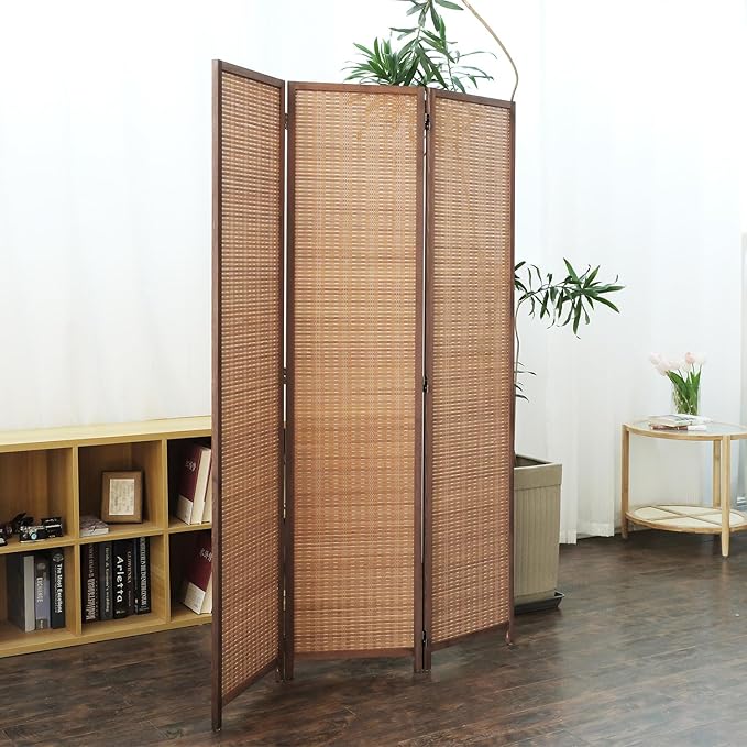 Furnnylane 3 Panel Bamboo Room Divider