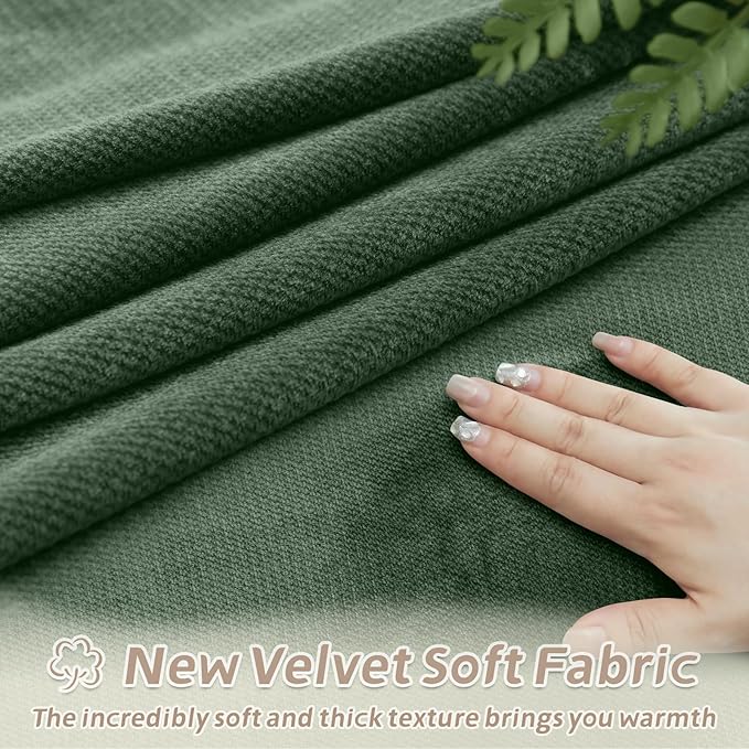 Arfntevss Sectional Recliner Couch Covers Velvet Corner Sectional Sofa Cover