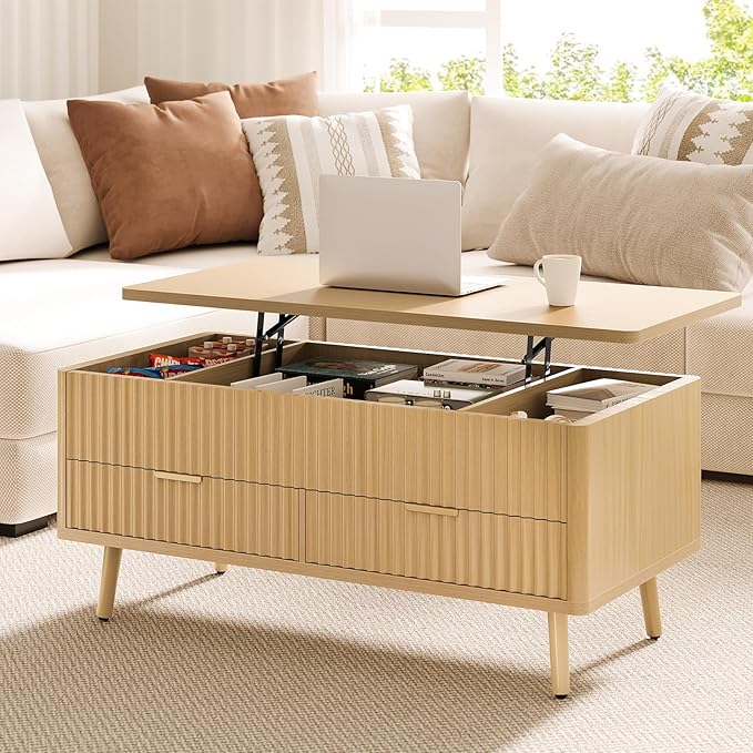 Lift Top Coffee Table with Storage