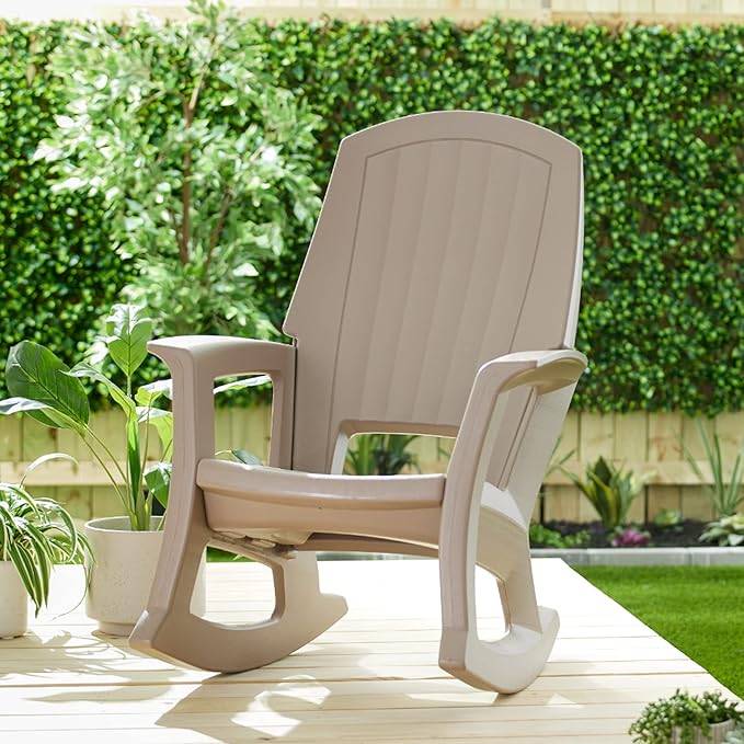 Semco Plastics Rockaway Heavy Duty Polyethylene All Weather Outdoor Rocking