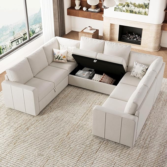 Belffin Modular Sectional Sleeper Sofa Bed