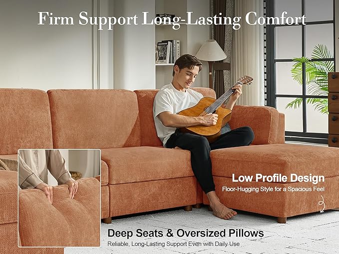 109'' Oversized Modular Sectional Sofa