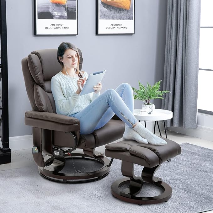 HOMCOM Massage Recliner Chair
