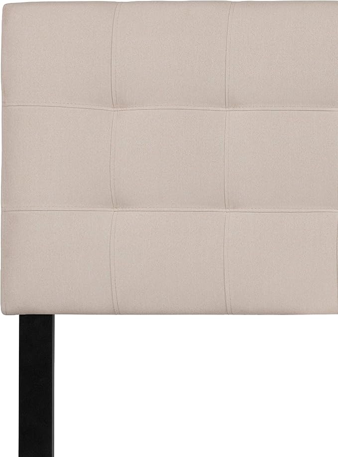 Flash Furniture Bedford Box Stitch Tufted Upholstered King Size Headboard in